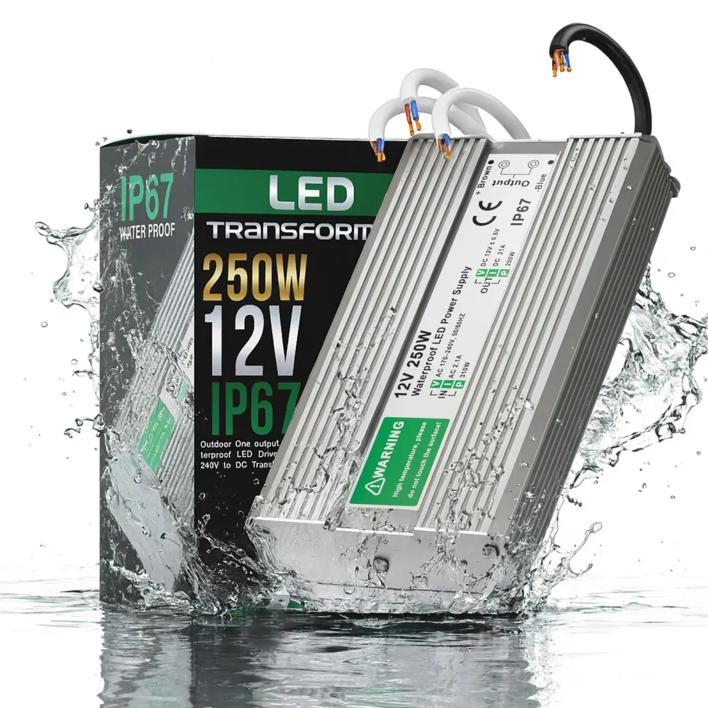 IP67 waterdichte LED-transformator 12V voor buiten.~3353