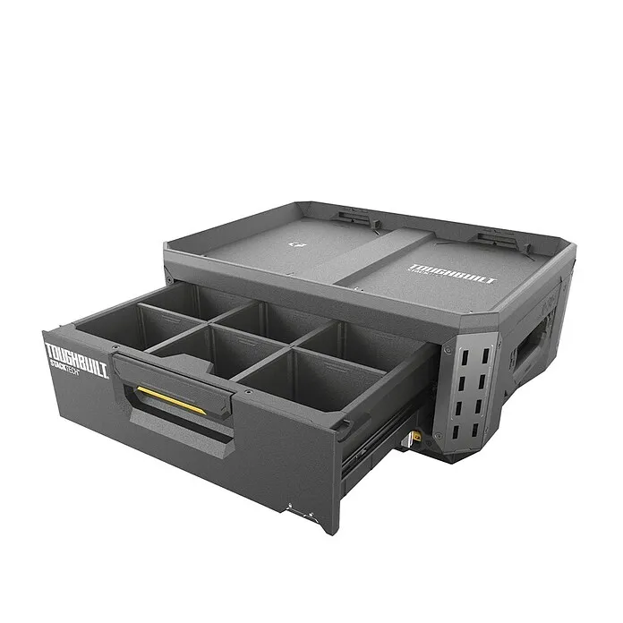 ToughBuilt StackTech Gereedschapskist - b x d x h: 530 x 400 x 180 mm, Kunststof Snel gemonteerd