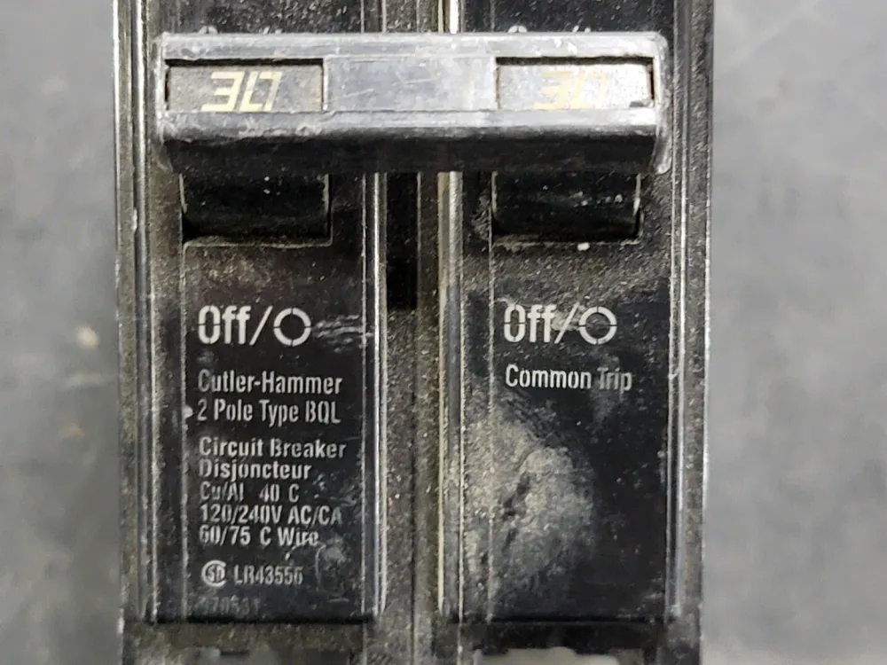30 Amp, 2 Pole, 120/240 volts Circuit Breaker BQL230