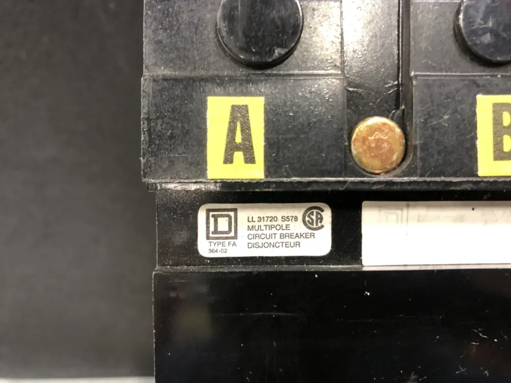 15 Amp, 3 Pole, 600 volts Circuit Breaker FAB36015 met CE-keurmerk