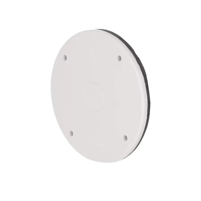 Hubbell TayMac 1-Gang Round Parelmoer Plastic Weatherproof Electrical Box Cover