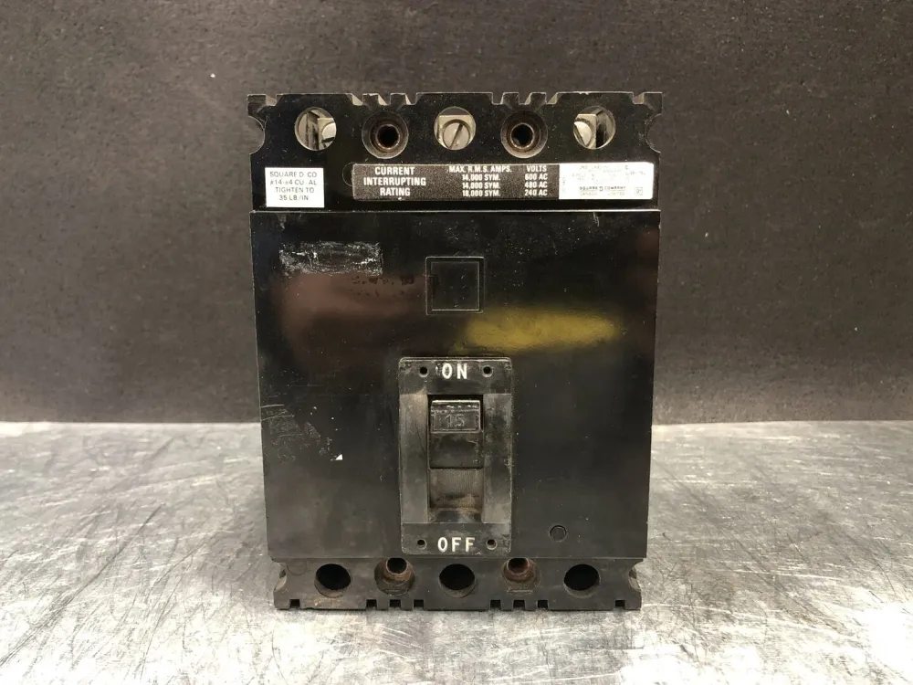 Industriële 15 Amp, 3 Pole, 600 volts Circuit Breaker LB-782