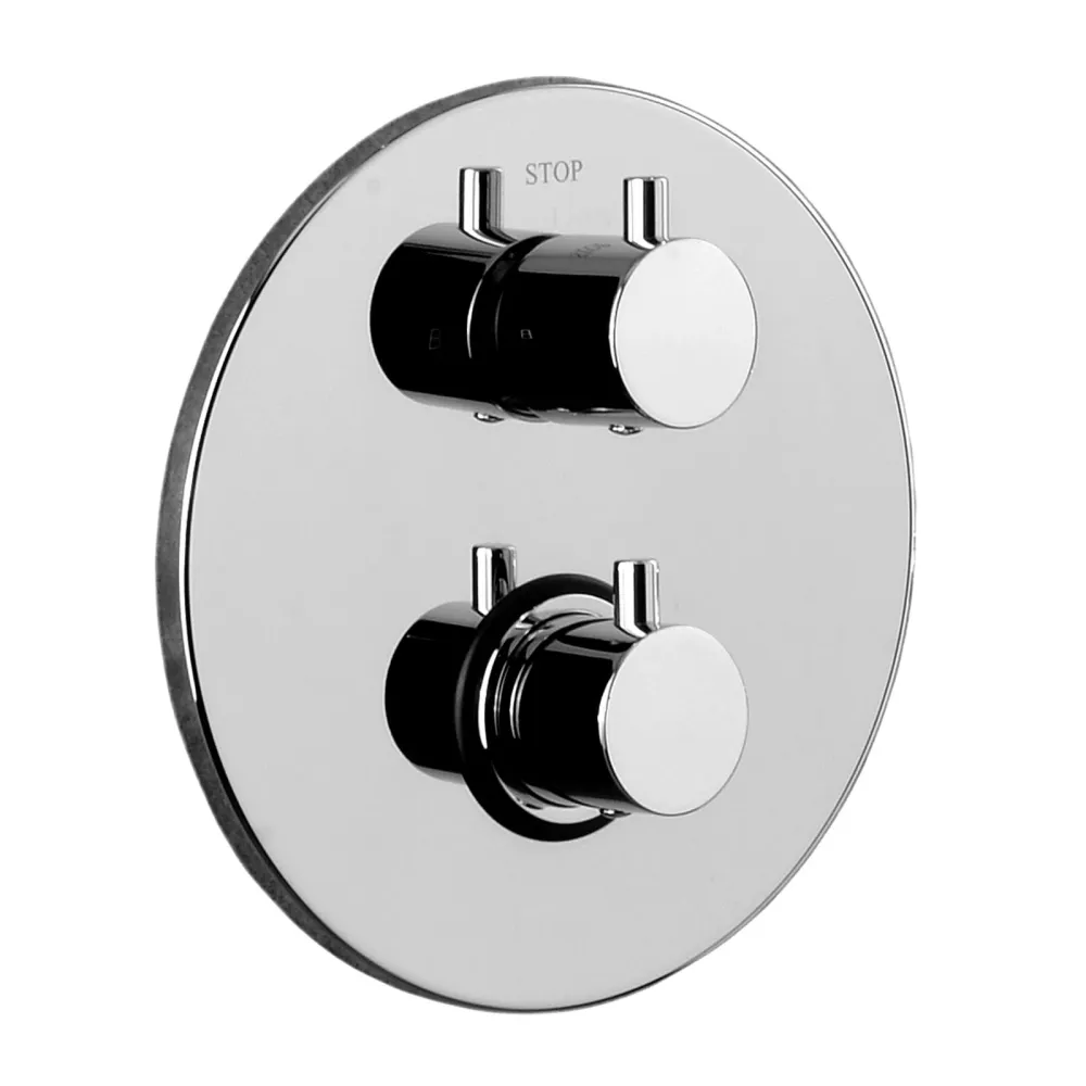 IP65-beschermde Built- thermostatic shower mixer 3 outlets Paffoni Light art. LIQ019CR