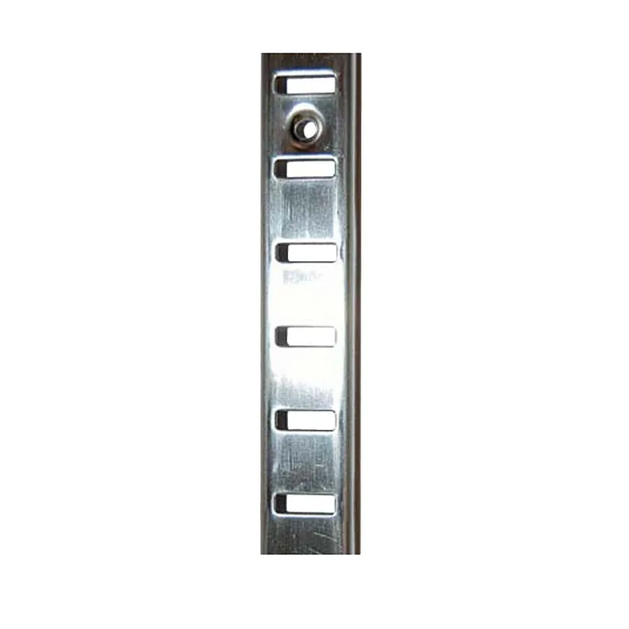 kastbankrail/stellijst vernikkeld 16x6 mm (3.5m)