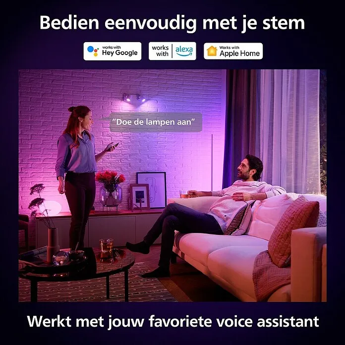 Philips Hue Ledlichtbron Starter Kit - 4,2 W, 400 lm, Dimbaar