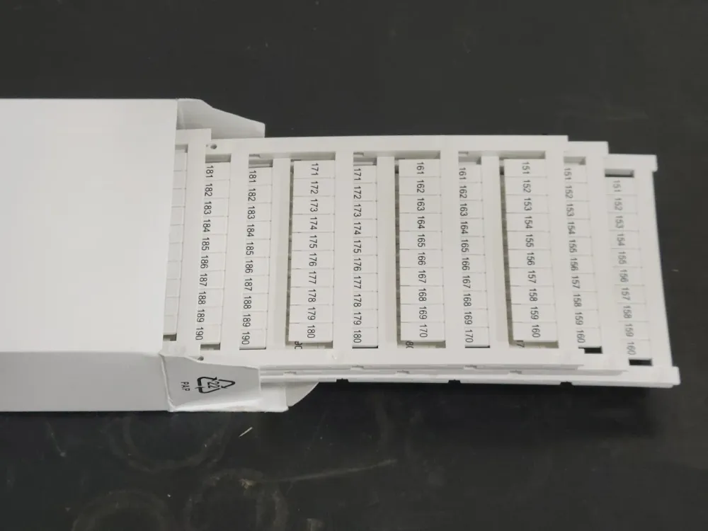 Terminal Block Snap- Individual Marker Card 1492-MS6X12H151-200 (Box 5)