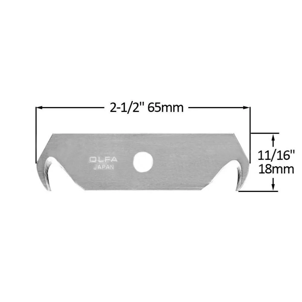 Gegalvaniseerd Hooked Blades (OLFA HOB-2/5)