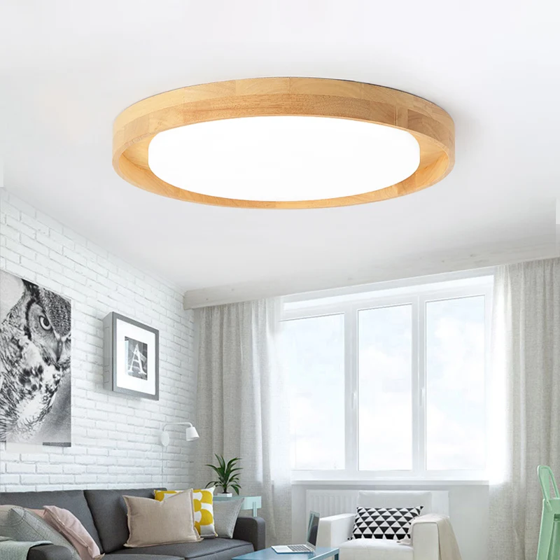 15"/19" dia acryl ronde inbouwlamp moderne 1-kops LED-plafondlamp warm/wit zacht