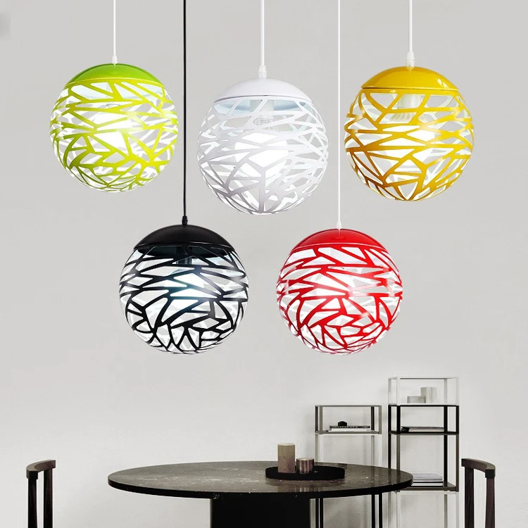8"/12" W-hanglamp met metalen kap, eigentijds 1-lichts eetkamer hanglamp zwart/wit inclusief batterijen