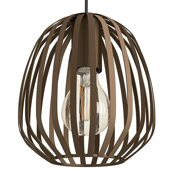 Eglo Hanglamp Espinal 3-lichts - Brons, E27, Breedte: 19,5 cm, Vermogen per lichtbron: 40 W