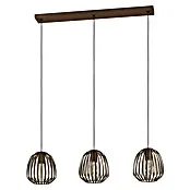 Eglo Hanglamp Espinal 3-lichts - Brons, E27, Breedte: 19,5 cm, Vermogen per lichtbron: 40 W