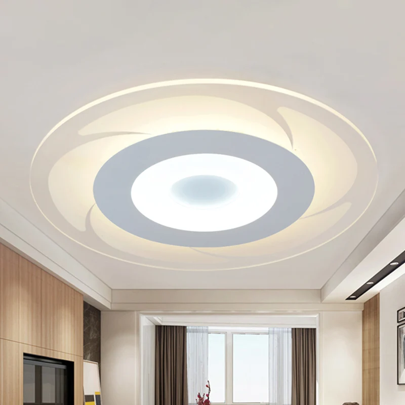 IP67 Gecertificeerde Acryl ultradunne plafondlamp Moderne LED-inbouwlamp warm/wit, 16,5"/20,5"/24,5" ruim