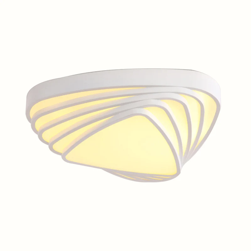IP67 Gecertificeerde Moderne driehoekige acryl schaduw inbouwlamp wit slaapkamer geïntegreerd LED plafond inbouw warm/wit