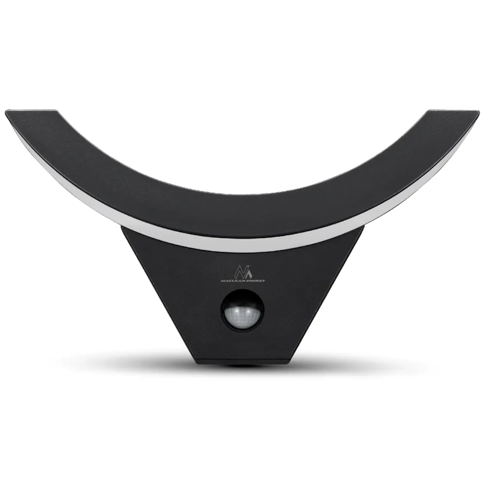 LED-lamp met infrarood bewegingssensor MCE290 B 800lm 10W IP54 Maclean Energy zwart inclusief batterijen