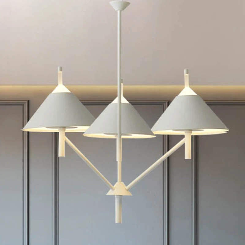 Professionele Waterdichte Conische hanglamp eenvoudige stijl, metalen hanglamp voor slaapkamerrestaurant