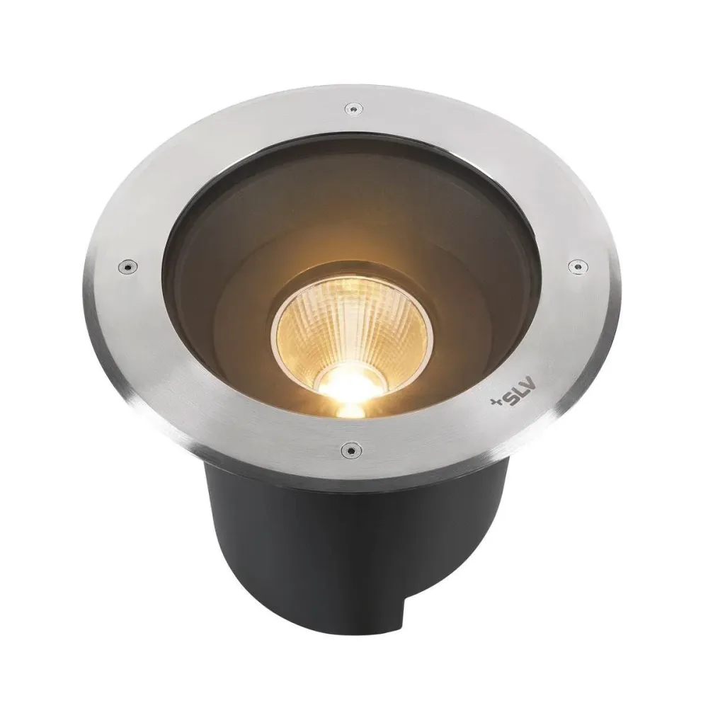 Professionele Waterdichte SLV Buitenlamp DASAR® XL IP65/IP67 Roestvrij Staal - Rond