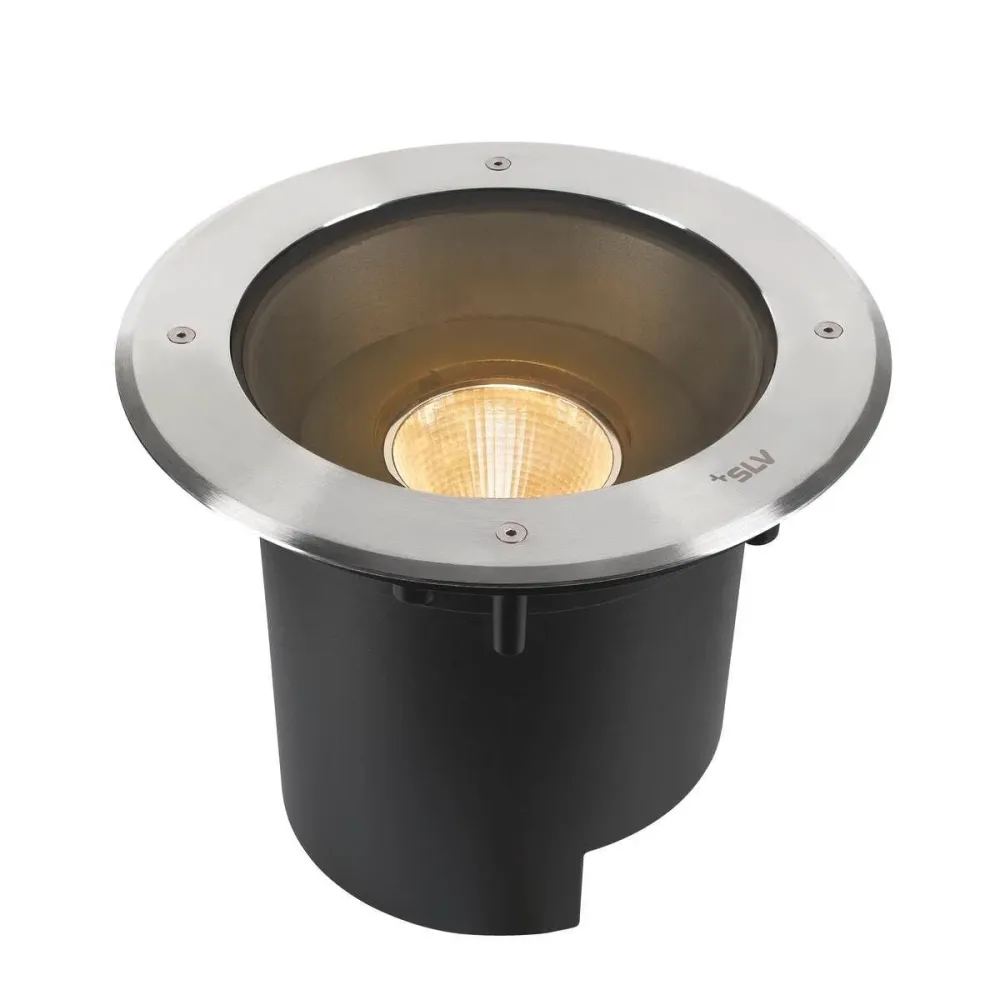 Professionele Waterdichte SLV Buitenlamp DASAR® XL IP65/IP67 Roestvrij Staal - Rond