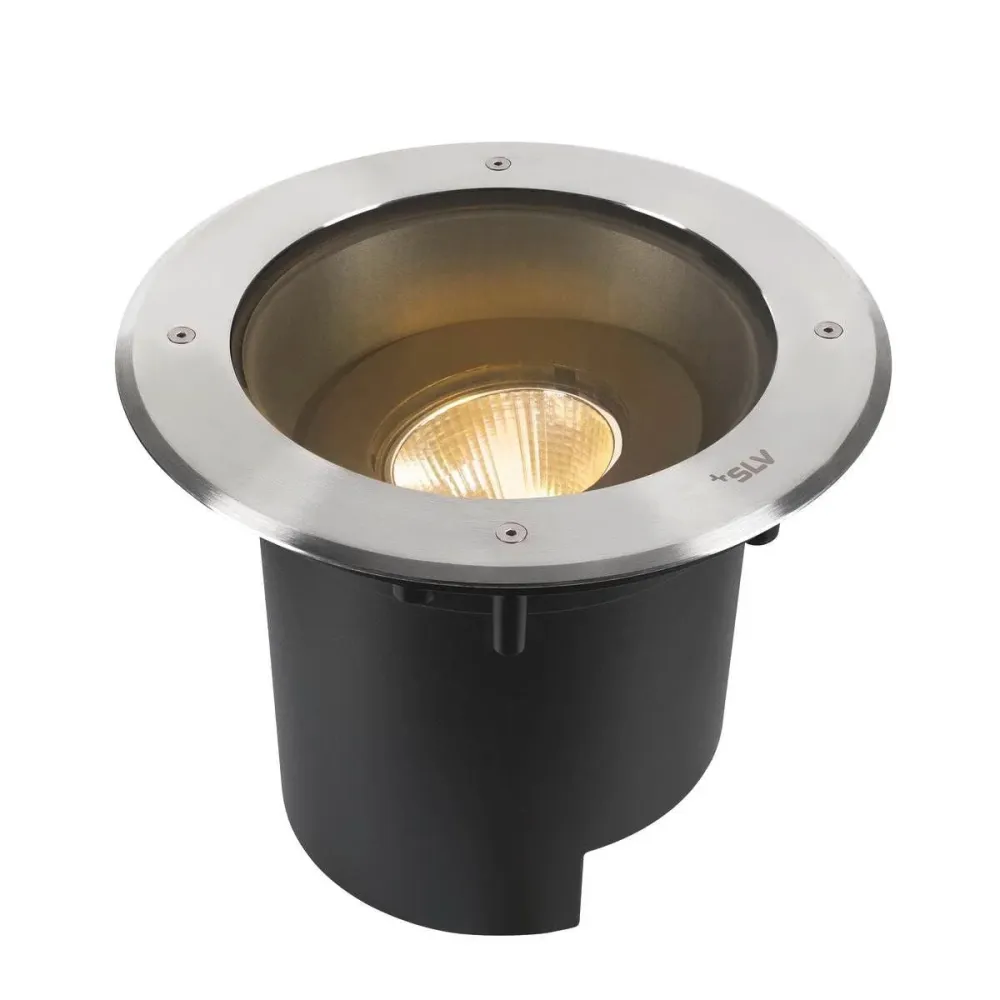 Professionele Waterdichte SLV Buitenlamp DASAR® XL IP65/IP67 Roestvrij Staal - Rond