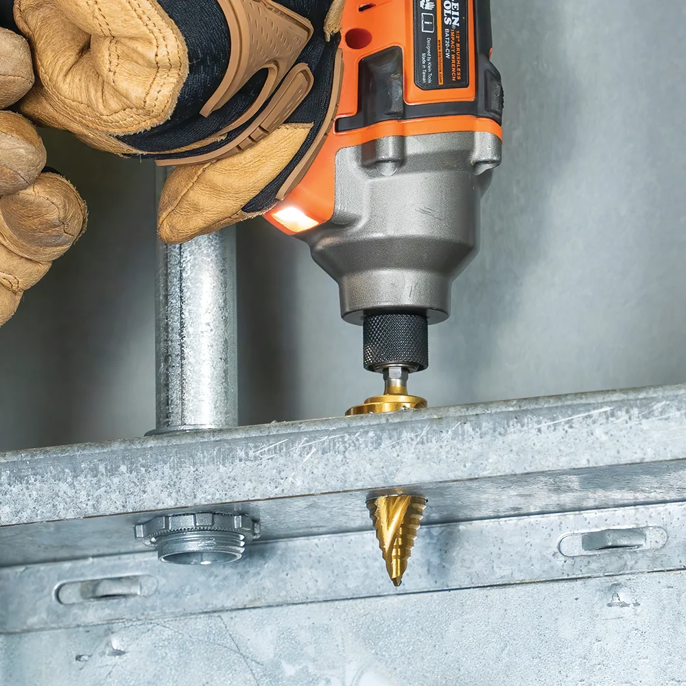 KLEIN TOOLS 3 PC. VACO Spiral Double-Fluted Step Bit Kit