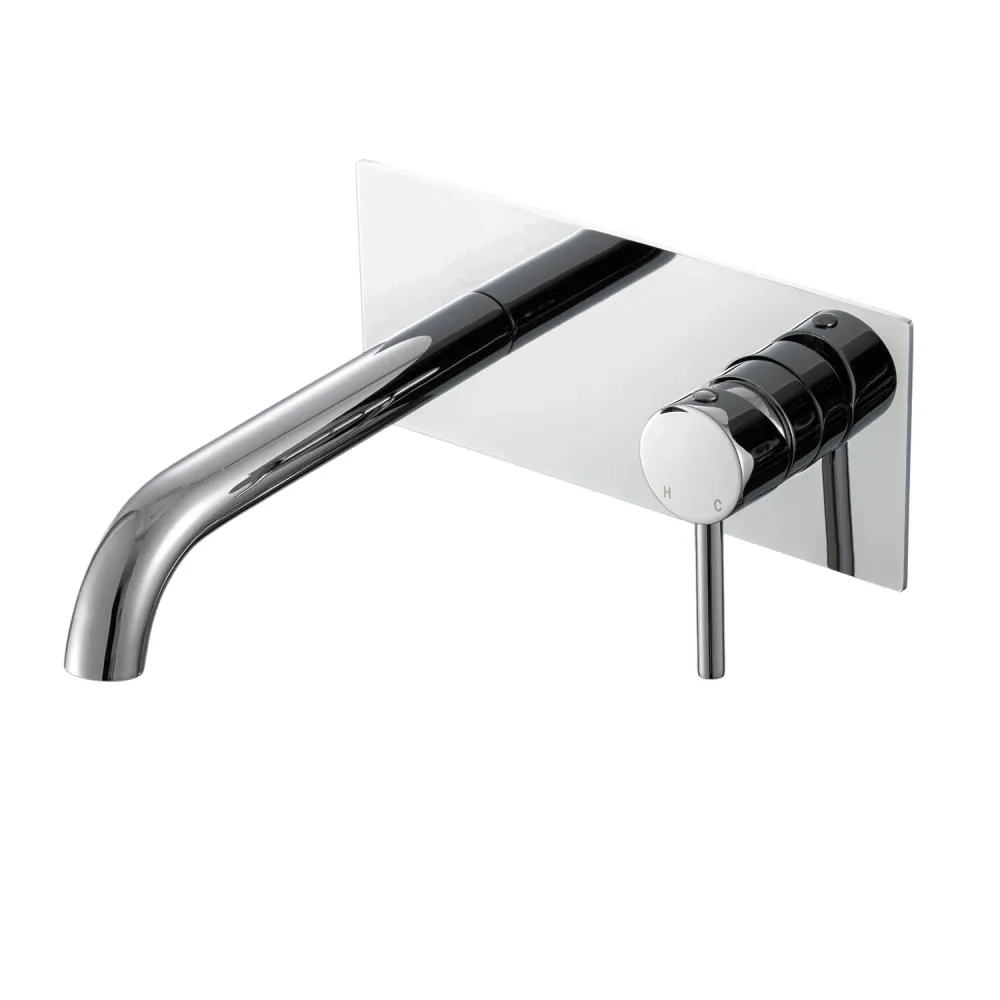 Built- washbasin mixer easy box Moon series chrome-plated messing
