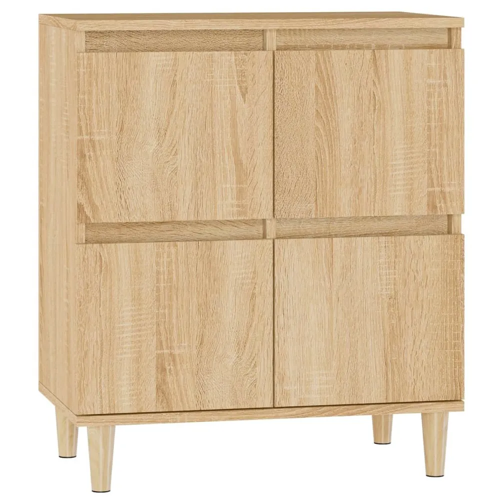 Dressoir 60x35x70 cm bewerkt hout sonoma eikenkleurig