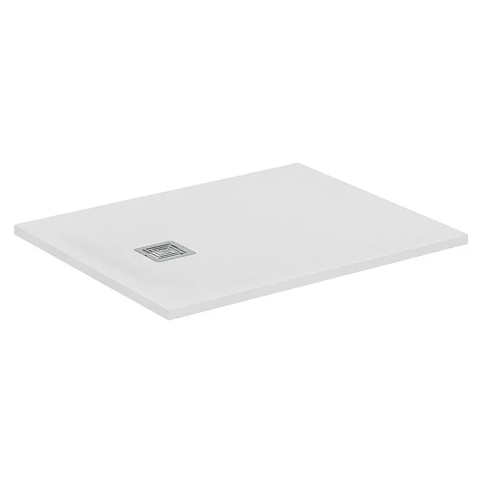 Ideal Standaard Ultra Flat S Douchevloer - 100 x 80 cm, Wit