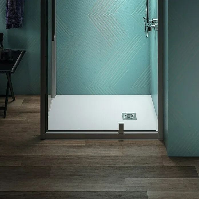 Ideal Standaard Ultra Flat S Douchevloer - 100 x 80 cm, Wit