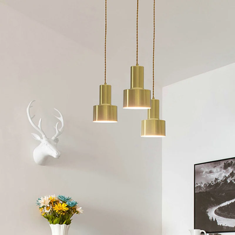 IP67 Gecertificeerde Gouden Plated Grenade Suspension Light Postmodern 1-Light Metal Down Lighting Pendant Gold