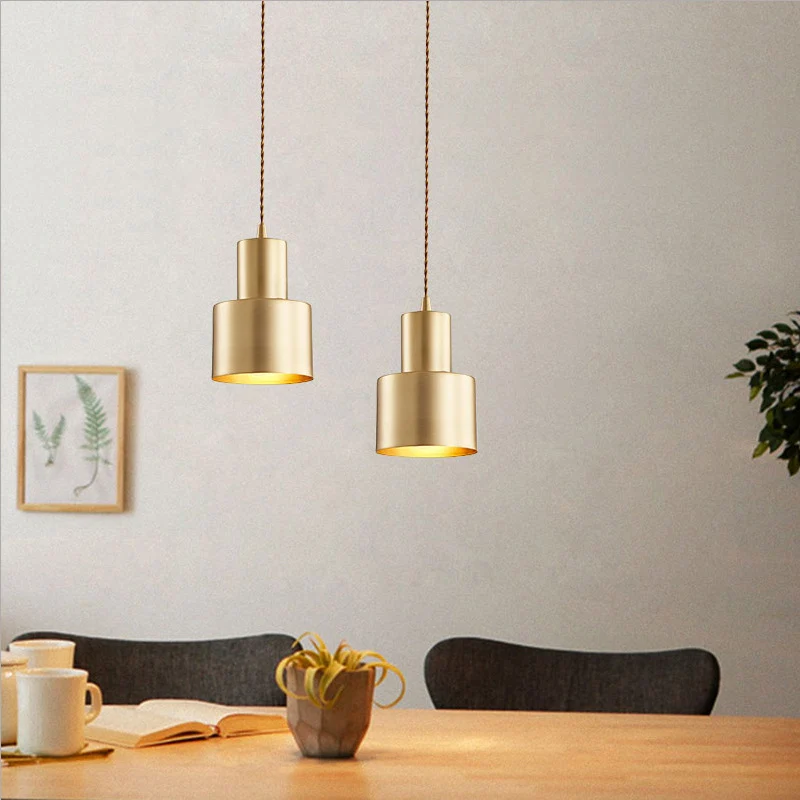 IP67 Gecertificeerde Gouden Plated Grenade Suspension Light Postmodern 1-Light Metal Down Lighting Pendant Gold