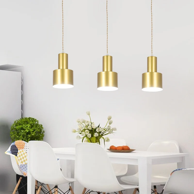 IP67 Gecertificeerde Gouden Plated Grenade Suspension Light Postmodern 1-Light Metal Down Lighting Pendant Gold