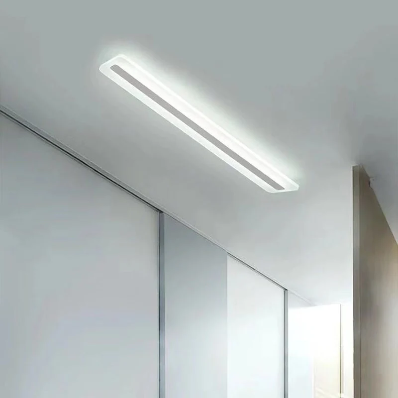 Acryl lineaire inbouw plafondlamp Minimalistisch LED wit plafondgemonteerd helder