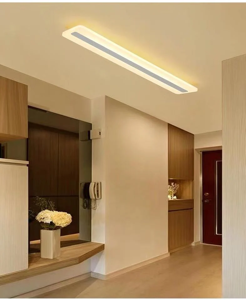 Acryl lineaire inbouw plafondlamp Minimalistisch LED wit plafondgemonteerd helder