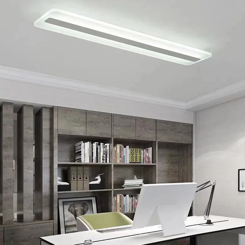Acryl lineaire inbouw plafondlamp Minimalistisch LED wit plafondgemonteerd helder