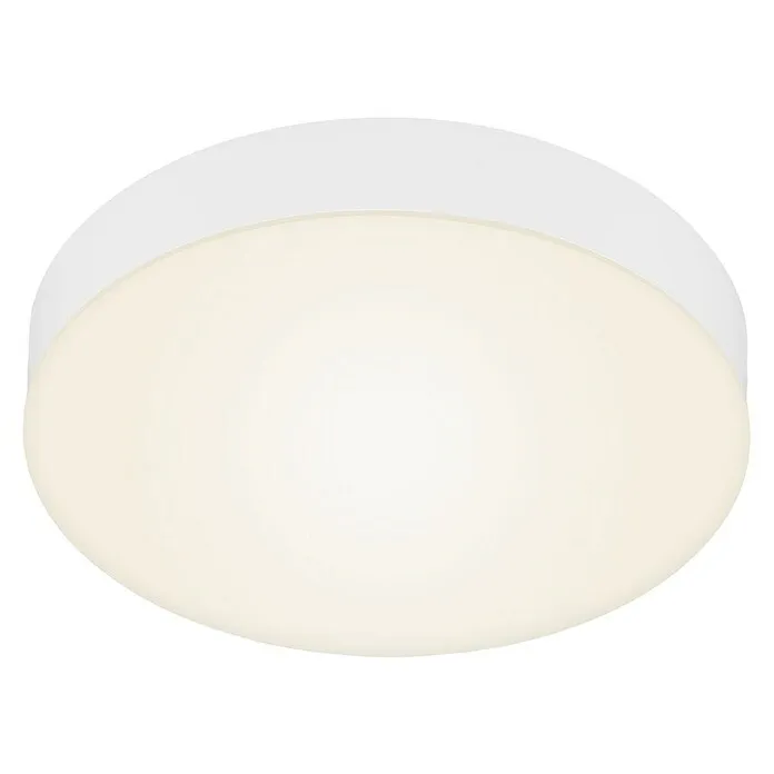 Briloner Led-plafondlamp Flame - Wit, Ø x h: 212 x 36 mm (IP44)