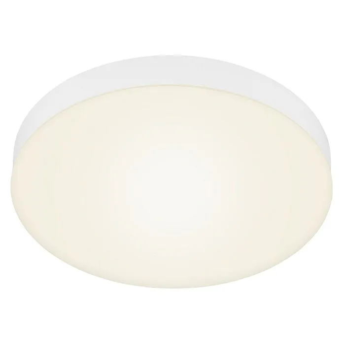 Dimbare Spot Briloner Led-plafondlamp Flame - Wit, Ø x h: 287 x 36 mm