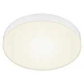 Dimbare Spot Briloner Led-plafondlamp Flame - Wit, Ø x h: 287 x 36 mm