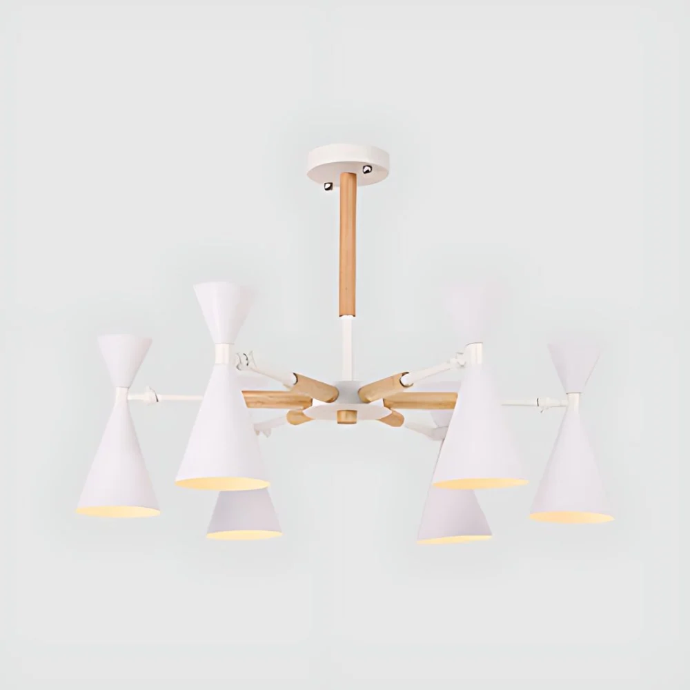 Moderne hanglampen van metaal, 6 lampen, hanglampen voor de woonkamer | 3000K | 2000 lm