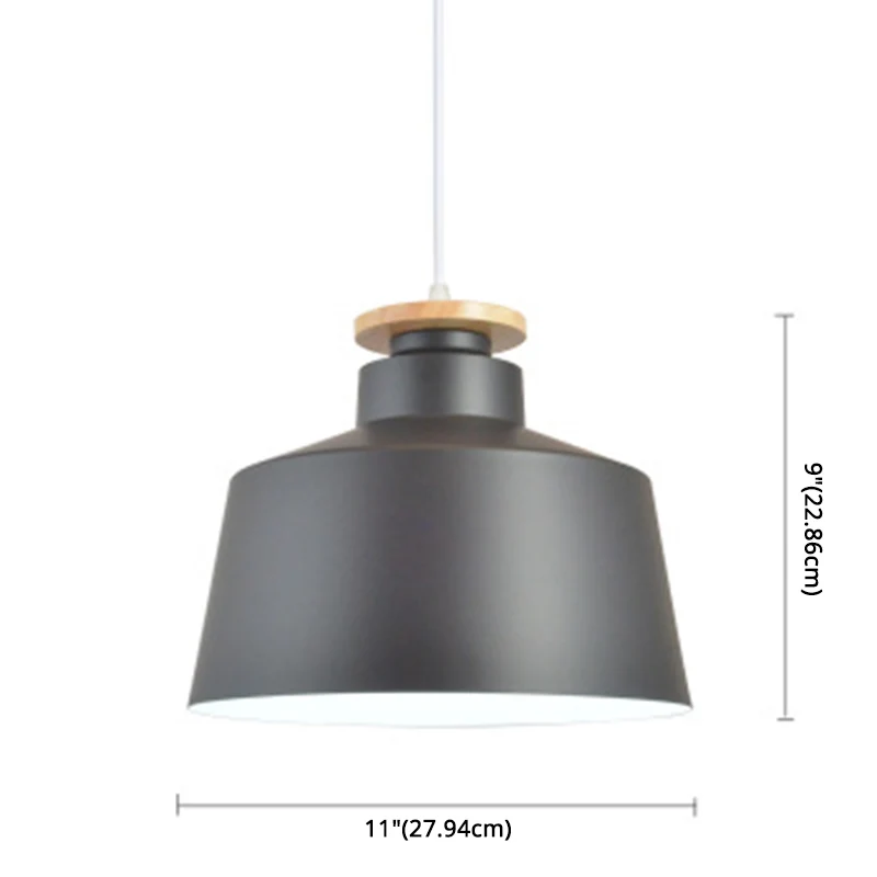 Moderne Plafond Houten hangende lichtarmatuur, minimalistische metalen hangende plafondlamp voor restaurant