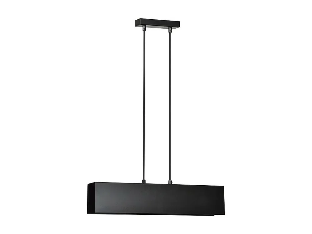 Suspension Gentor, Noir, 48x100x6 cm, EPIKASA met Lange Kabel