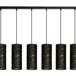 Suspension Karli, Noir, 95x100x6 cm, EPIKASA met afstandsbediening