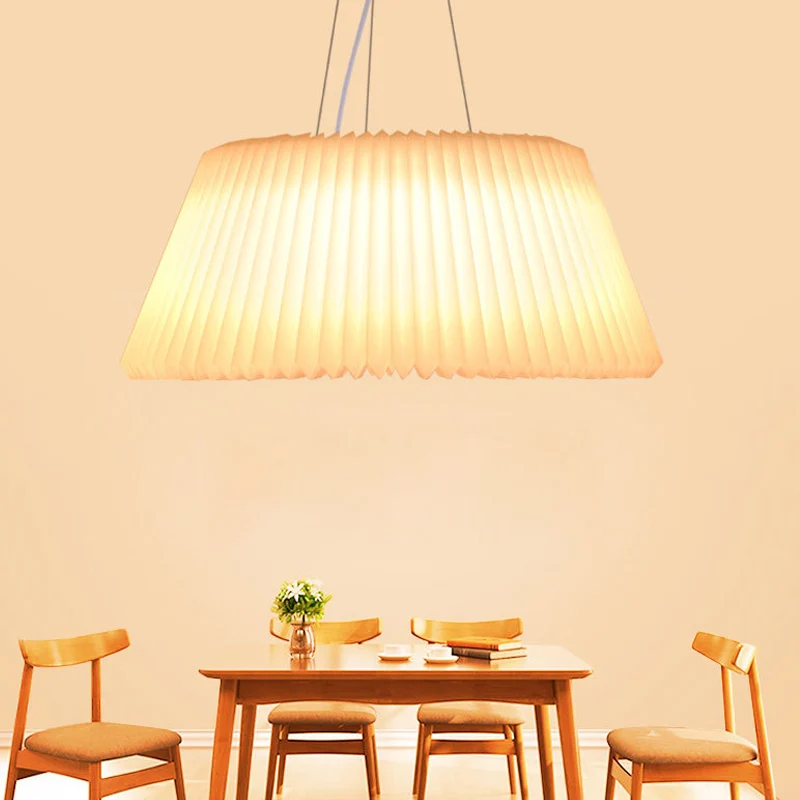 Track Verlichting Moderne hangende plastic restauranthanglamp met 1 lichtbron, wit, 18"/22,5" ruim