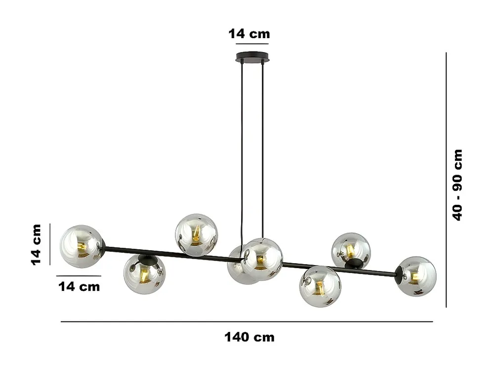 Vlakke Inbouw Suspension Rossi, Noir, 130x100x30 cm, EPIKASA