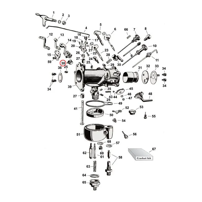 Gipsplaat Plug, Idle Passage Harley-Davidson