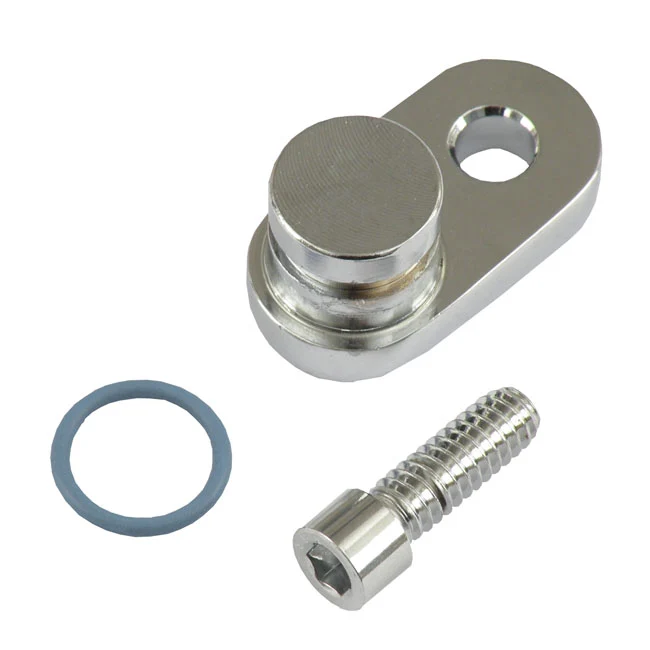 Jims Billet Speedo Sensor Block-Off Plug Harley-Davidson met borgring | Veilig