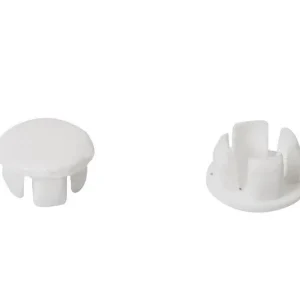 Sliding Window Hole Plug – Sneeuwwit, 1/2" Diameter