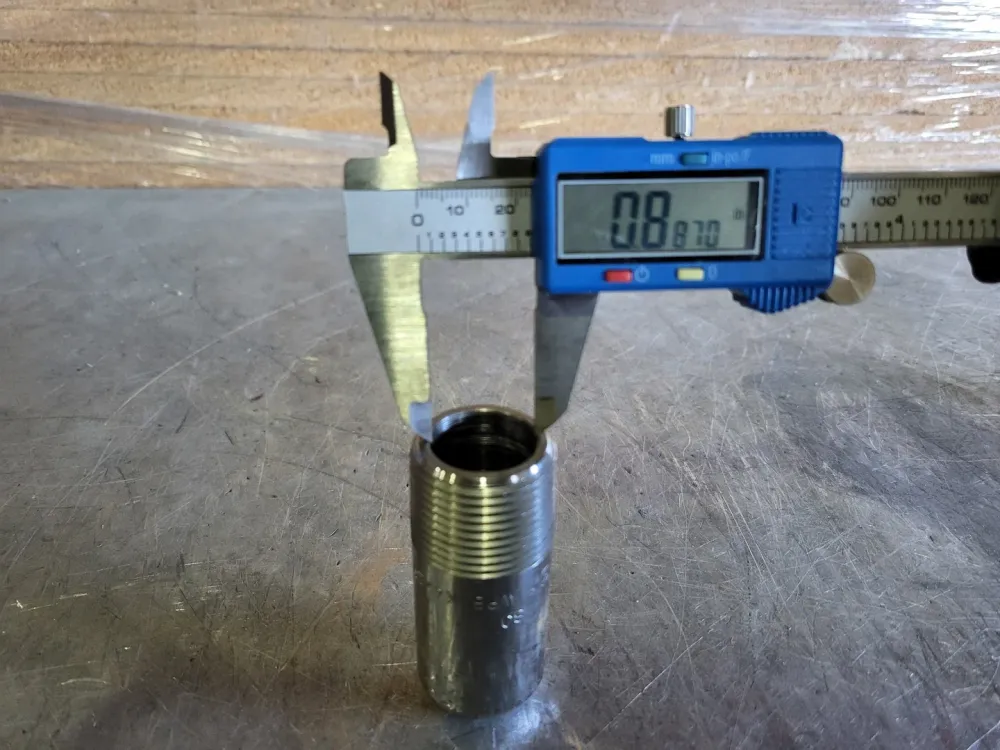 1" Threaded Round Head Plug, WPB met CE-Keurmerk