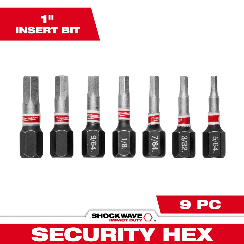 Milwaukee Tools Insert Hex SEC 48-32-4619
