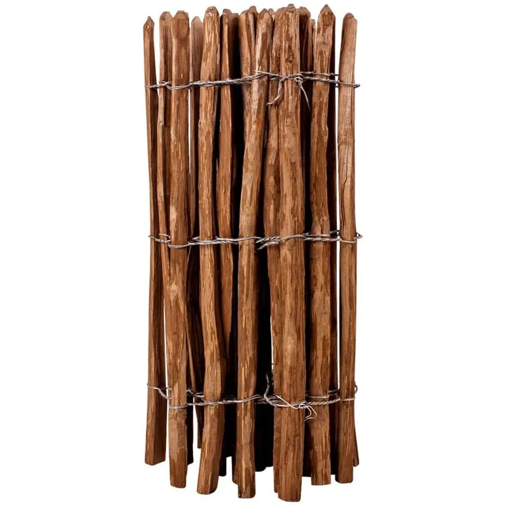Schuifpoort Hek 90x500 cm hazelaarhout