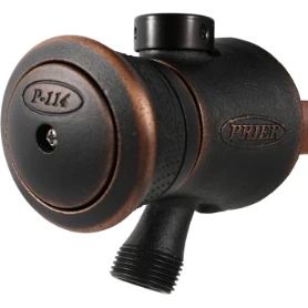 Prier P-114D 8" Ijskoud only TrueTemp Style Hydrant, Oil Rubbed Bronze; 1/2" MIP x 1/2" SWT - P-114D08-ORB