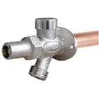 Prier P-264C 10" Quarter Turn - Loose Key - Anti-Siphon Wall Hydrant - 1/2"CPVC - Diamond - P-264C10